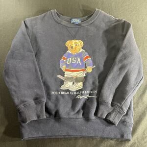 Polo Ralph Lauren Bear USA Hockey Toddle Size 6